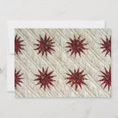 Sunburst Quilt Einladung (Vorderseite)