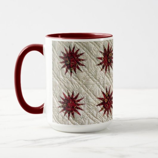 Sunburst Quilt Tasse (Links)