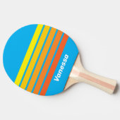 Sunburst Sea Across Striping with Name Tischtennis Schläger (Seitenansicht)