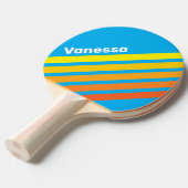 Sunburst Sea Angled Striping with Name Tischtennis Schläger (Vorderseite)