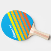 Sunburst Sea Angled Striping with Name Tischtennis Schläger (Seitenansicht)