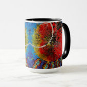 Sunburst Sonnenblume Tasse (VorderseiteRechts)