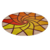 Sunburst Spiral Schneidebrett (Ecke)