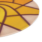 Sunburst Spiral Schneidebrett (Ecke)