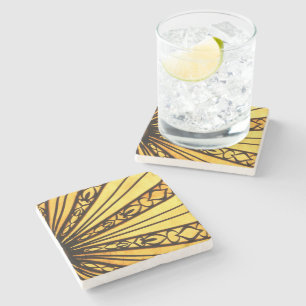 Sunburst Stone Untersetzer