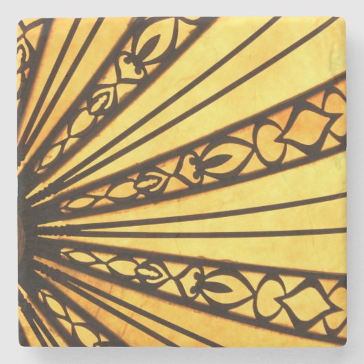 Sunburst Stone Untersetzer (Vorderseite)