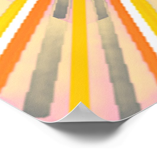 Sunburst-String Poster (Ecke)