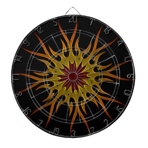 Sunburst Sun Rays Dart Board Dartscheibe