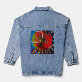 Sunburst Sunflower Jeans Jacket Jeansjacke