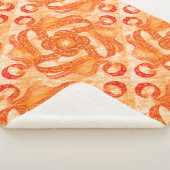 Sunburst Swirl Boho Sherpa Blanket Sherpadecke (3/4)