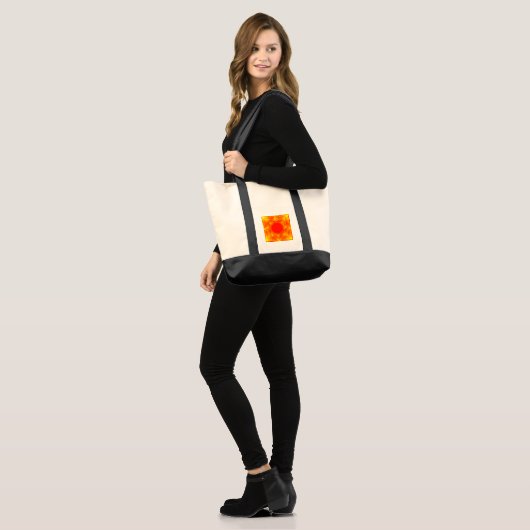 Sunburst Tote Bag Tragetasche (Vorderseite (Model))