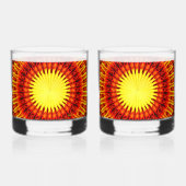 Sunburst Trinkbehälter Set Whiskyglas (Vorderseite)