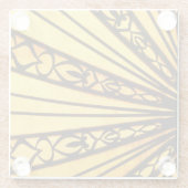 Sunburst Untersetzer (Rückseite)