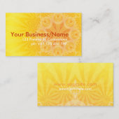 Sunburstia Business Card Visitenkarte (Vorne/Hinten)