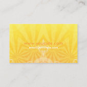 Sunburstia Business Card Visitenkarte (Rückseite)