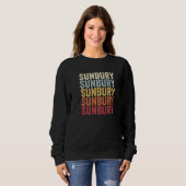 Sunbury Pennsylvania Sunbury PA Retro Vintage Text Sweatshirt (Vorne ganz)