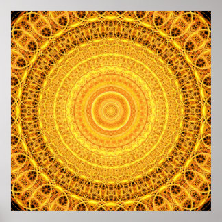 Suncatcher Mandala Poster