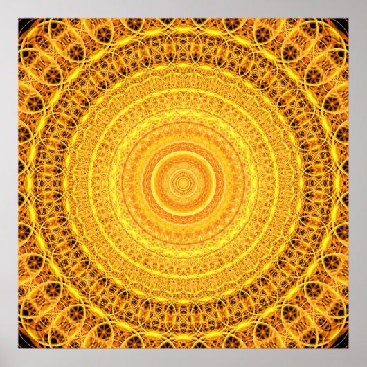 Suncatcher Mandala Poster (Vorne)