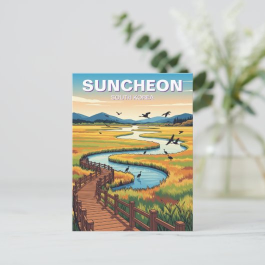 Suncheon Südkorea Postkarte (Stehend Vorderseite)