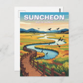 Suncheon Südkorea Postkarte (Vorne/Hinten)