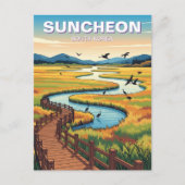 Suncheon Südkorea Postkarte (Vorderseite)