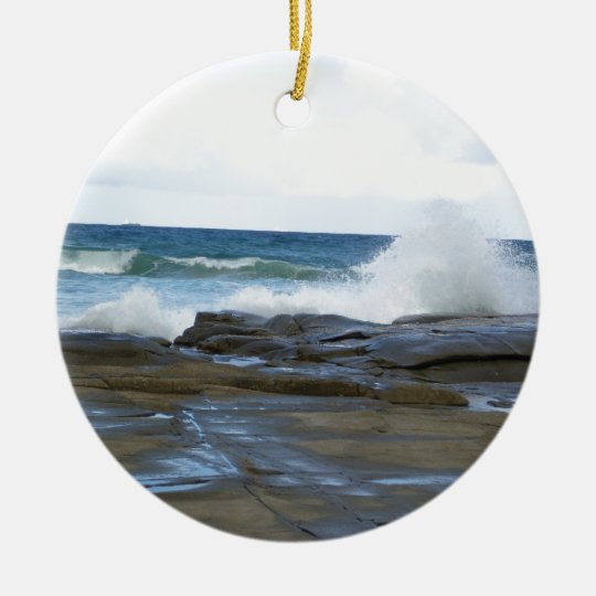 Suncoast Rundes Keramik Ornament