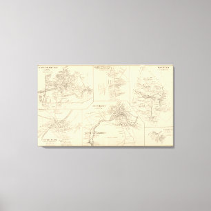 Suncock Dorf, Danbury, Henniker, W Henniker PO Leinwanddruck