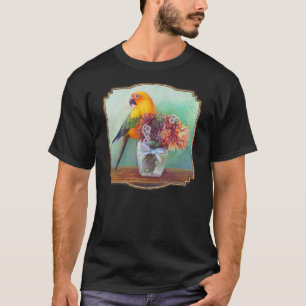 Sunconure und -Blumen T-Shirt