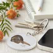 Sunda Pangolin-Acrylschlüsselkette Schlüsselanhänger (Vorderseite rechts)