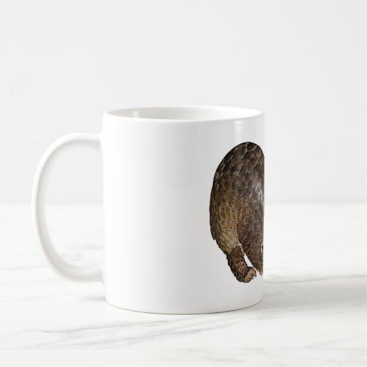 Sunda Pangolin-Tasse Kaffeetasse (Links)