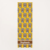 Sunda Zebra Yogamatte (Vorderseite)