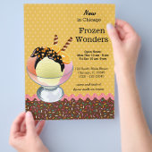 Sundae * Farbe wählen Flyer (Hand)