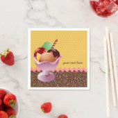 Sundae * Farbe wählen Serviette (Beispiel)