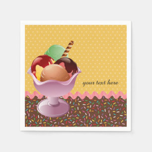 Sundae * Farbe wählen Serviette