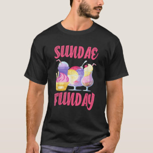 Sundae Funday Sorbet Mochi Popsicle Ice Cream T-Shirt