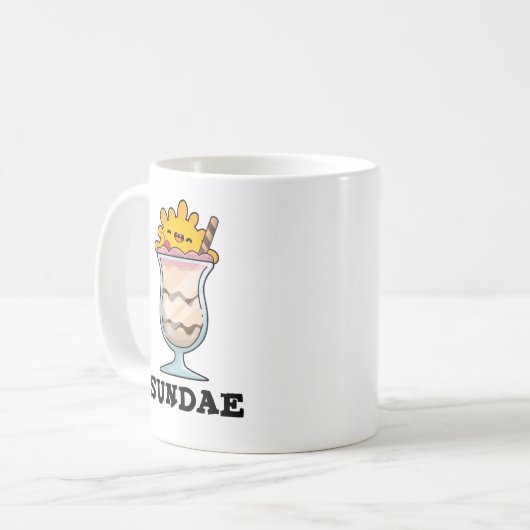 Sundae Funny Sunday Ice Cream Pub Kaffeetasse (Vorderseite Links)