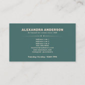 Sundae - Ice Cream Parlon Loyalty Card Visitenkarte (Rückseite)