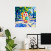 Sundae im Park - Pastell-Impressionistischer Stil Poster (Heimbüro)