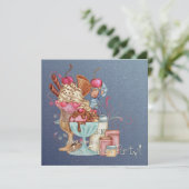 Sundae Koch Einladung (Stehend Vorderseite)