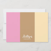 Sundae Making Geburtstagsparty Einladungen (Rückseite)