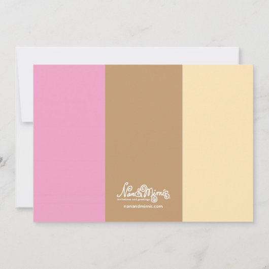 Sundae Making Geburtstagsparty Einladungen (Rückseite)