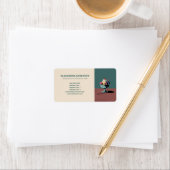 Sundae - Rückgabeadresse für Eiscreme Adressaufkleber (Insitu)