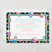 Sundae Shoppe Invite Einladung (Vorderseite)