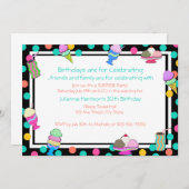 Sundae Shoppe Invite Einladung (Vorne/Hinten)