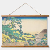 Sundai, Edo Hokusai Ukiyo-e japanische Kunst Wandteppich Mit Holzrahmen (Vorne)