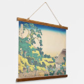 Sundai, Edo Hokusai Ukiyo-e japanische Kunst Wandteppich Mit Holzrahmen (Gewinkelt)