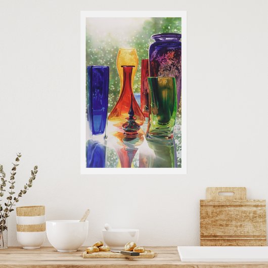 "Sundance" Art Glass Wasserfarbe Malerei Poster (Küche)