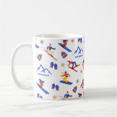 Sundance Mountain Idaho Ski Snowboard Muster Kaffeetasse (Links)