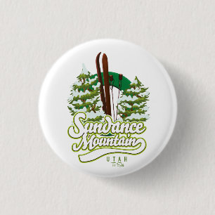 Sundance Mountain - Utah Ski Logo Button