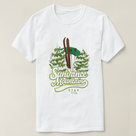Sundance Mountain - Utah Ski Logo T-Shirt (Design vorne)